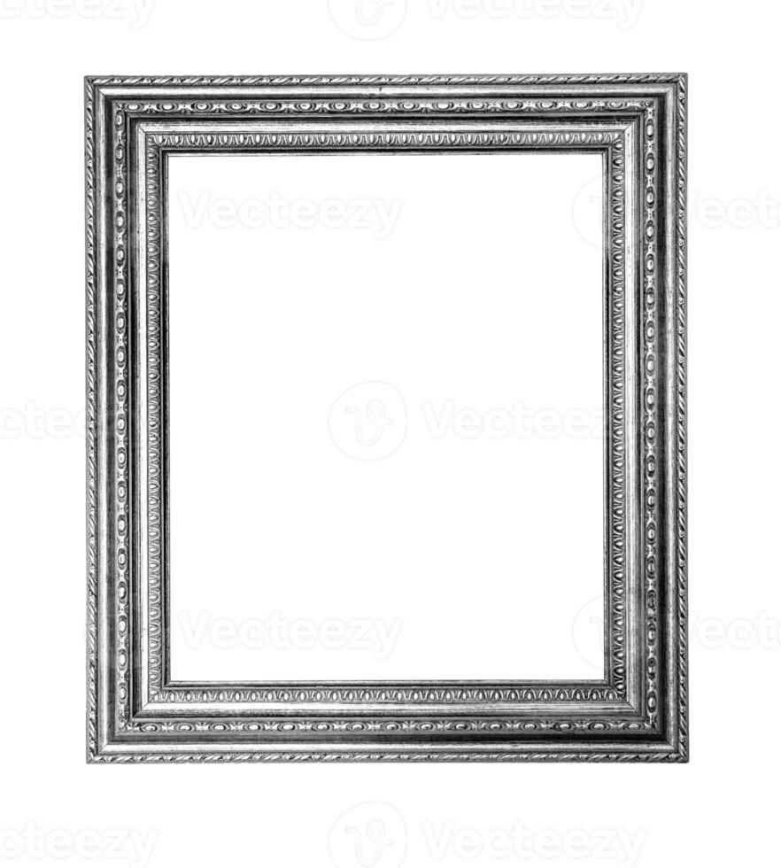 old silver frame photo