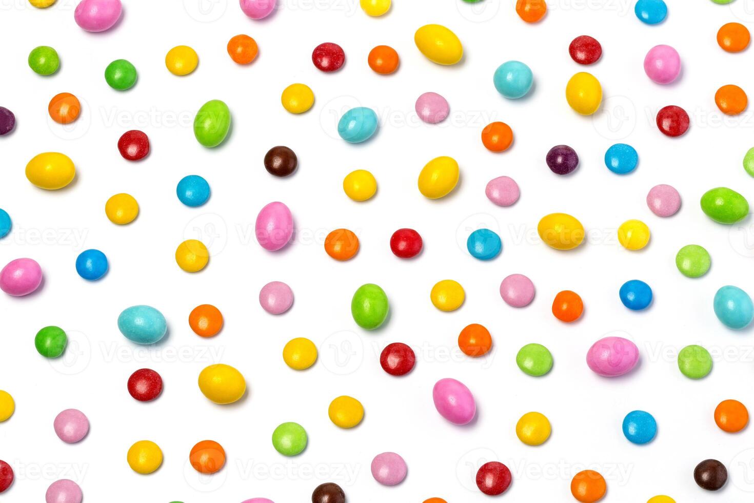 Colorful chocolate candy pills photo