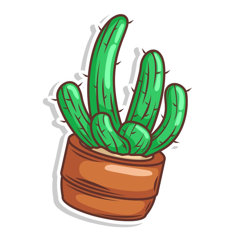 cactus illustration art. vector design