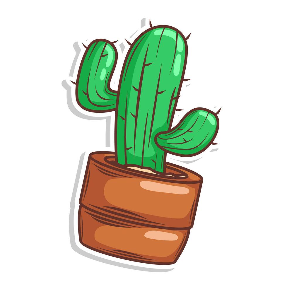 cactus illustration art. vector design