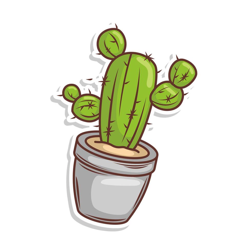 cactus plant illustration vector art