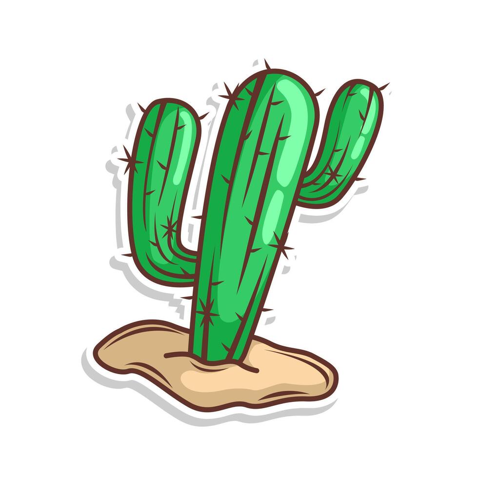 cactus illustration art. vector design