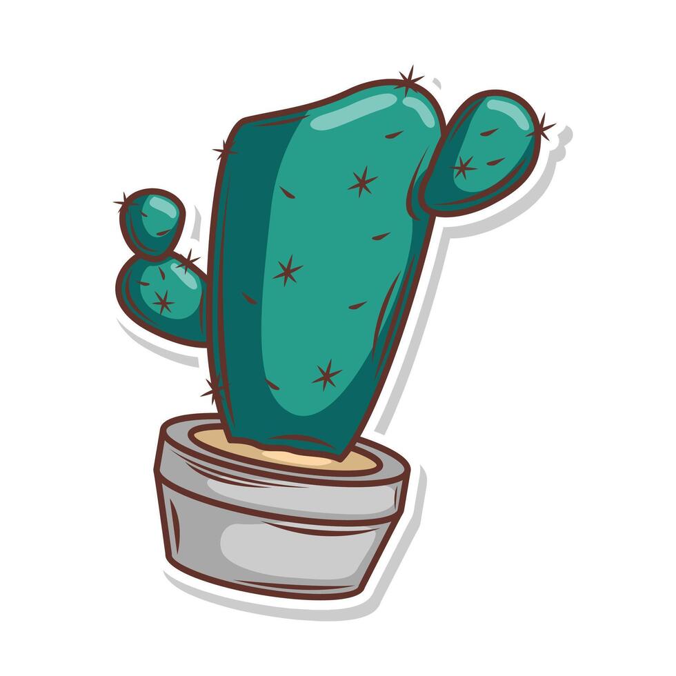 cactus plant illustration vector art