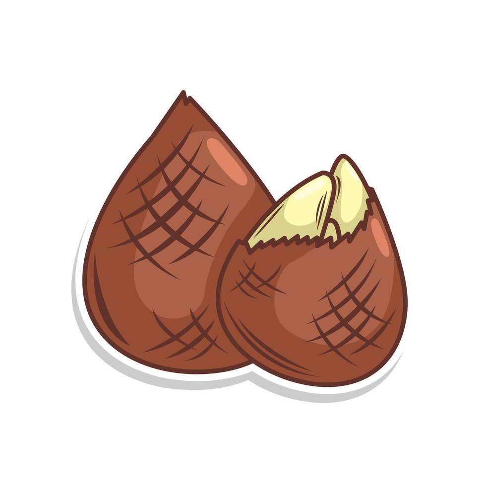 Snakefruit cartoon doodle illustration art vector