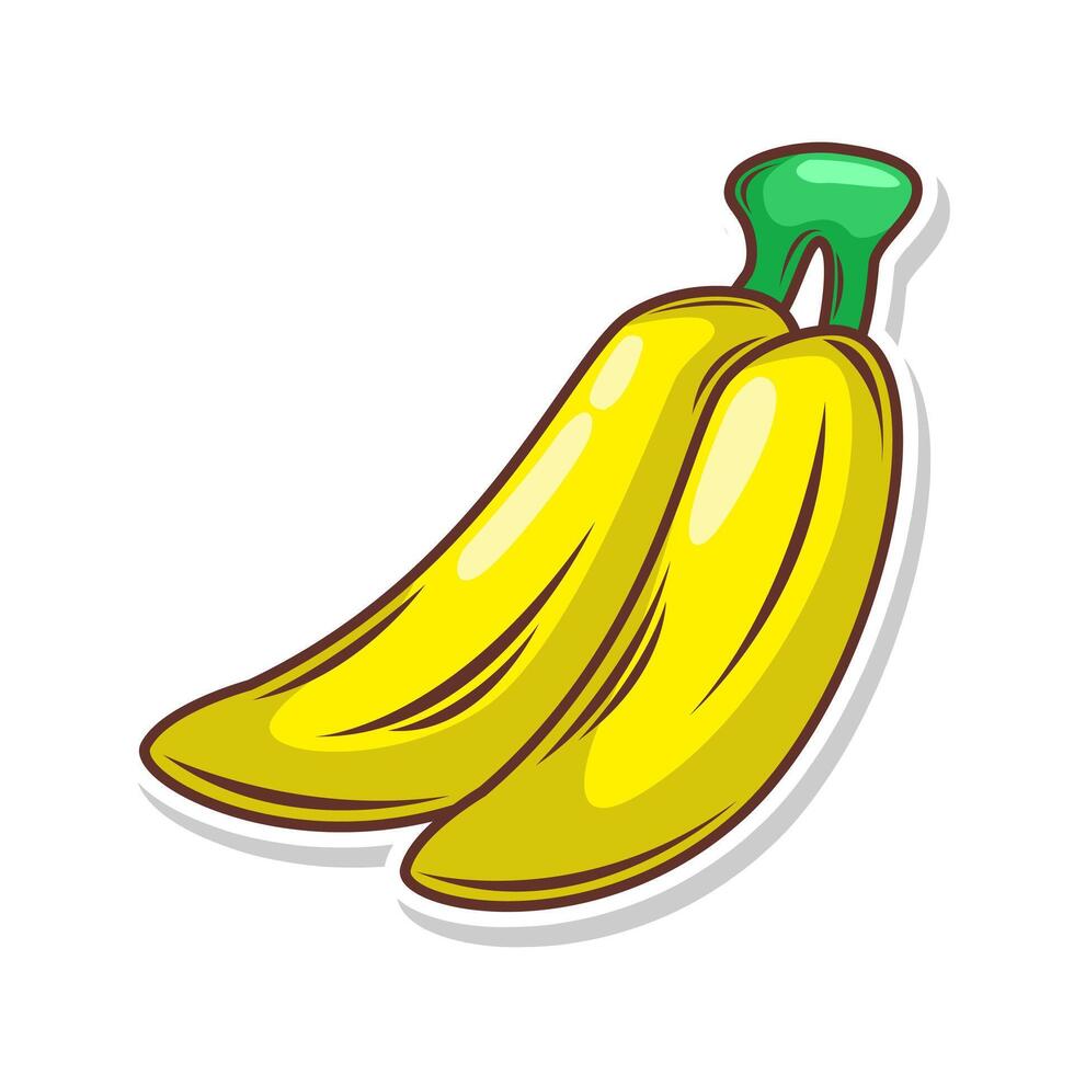 Banana doodle hand draw  vector illustration