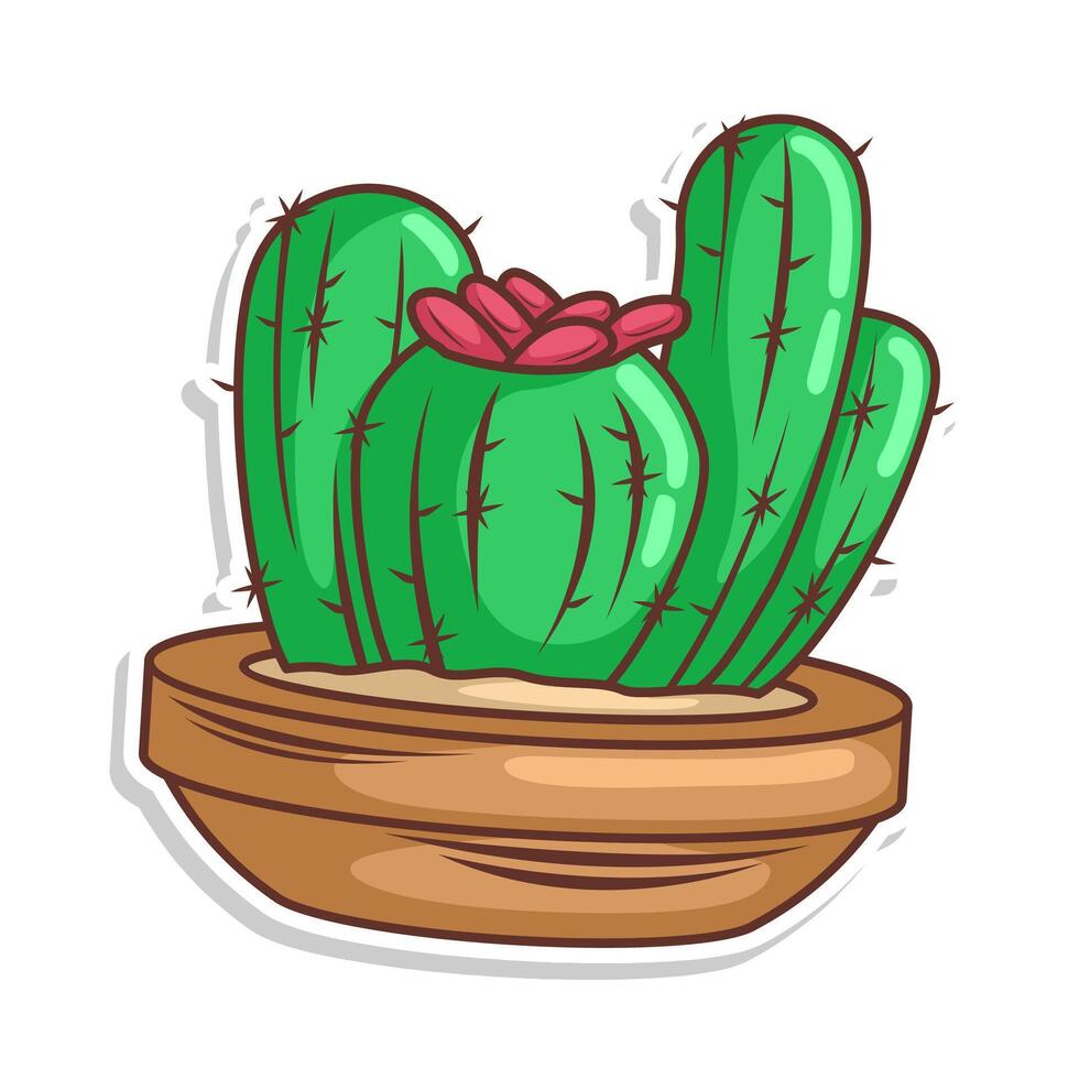 cactus plant illustration vector art