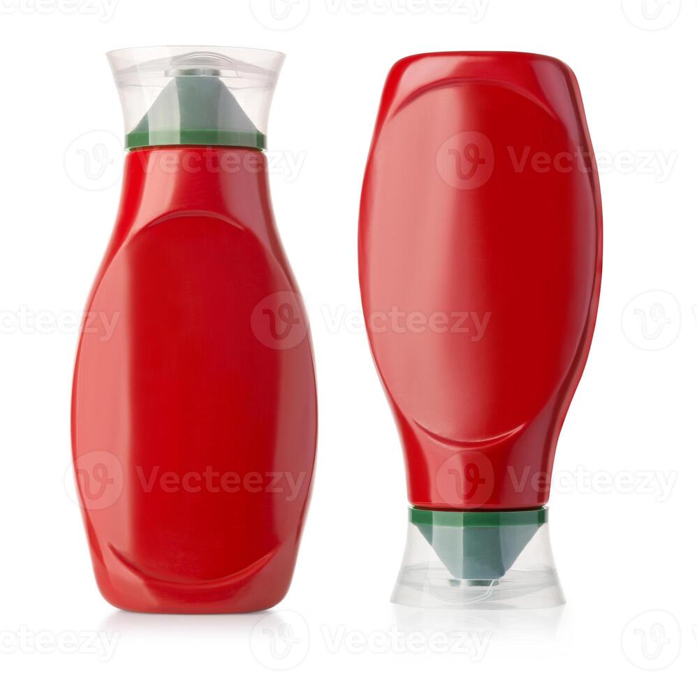 Bottle of Ketchup isolated photo