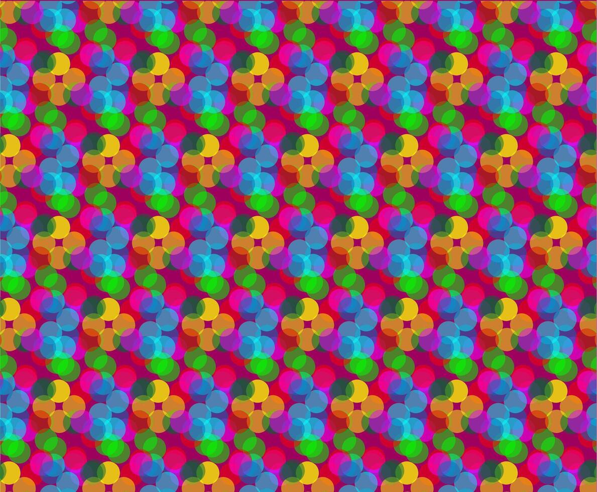 Vector texture in the form of an abstract pattern of colored spots on a purple background