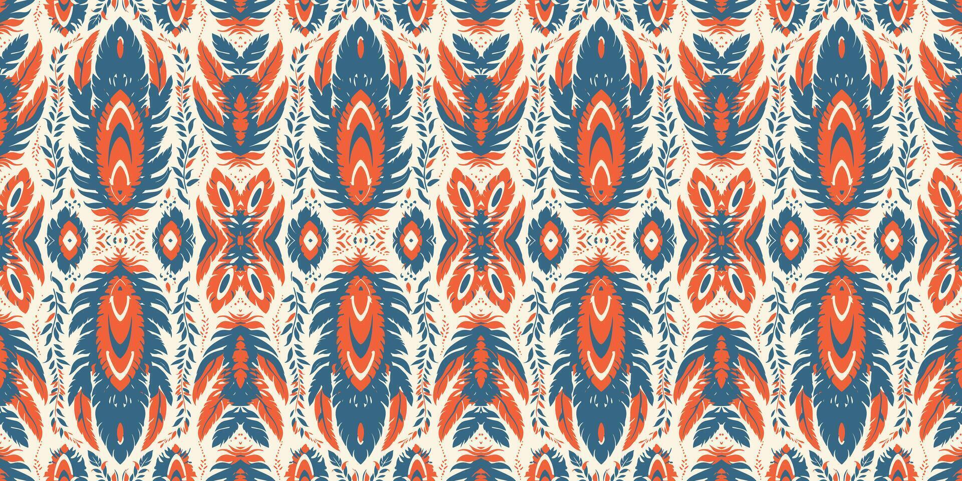 Seamless batik pattern,Seamless tribal batik pattern,and Seamless motif pattern resemble ethnic boho, Aztec,and ikat styles.designed for use in satin,wallpaper,fabric,curtain,carpet,Batik Embroidery vector