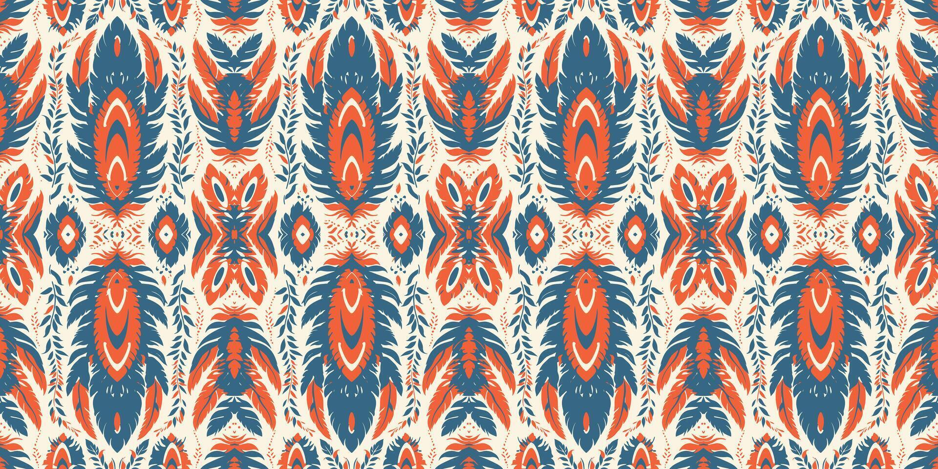 Seamless batik pattern,Seamless tribal batik pattern,and Seamless motif pattern resemble ethnic boho, Aztec,and ikat styles.designed for use in satin,wallpaper,fabric,curtain,carpet,Batik Embroidery vector