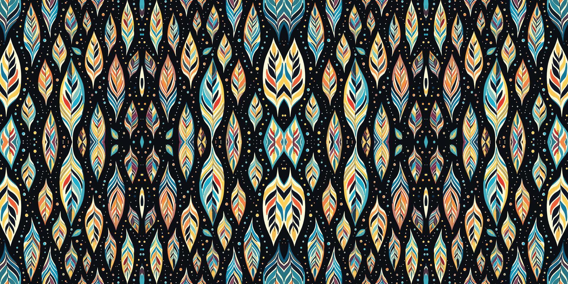 Seamless batik pattern,Seamless tribal batik pattern,and Seamless motif pattern resemble ethnic boho, Aztec,and ikat styles.designed for use in satin,wallpaper,fabric,curtain,carpet,Batik Embroidery vector