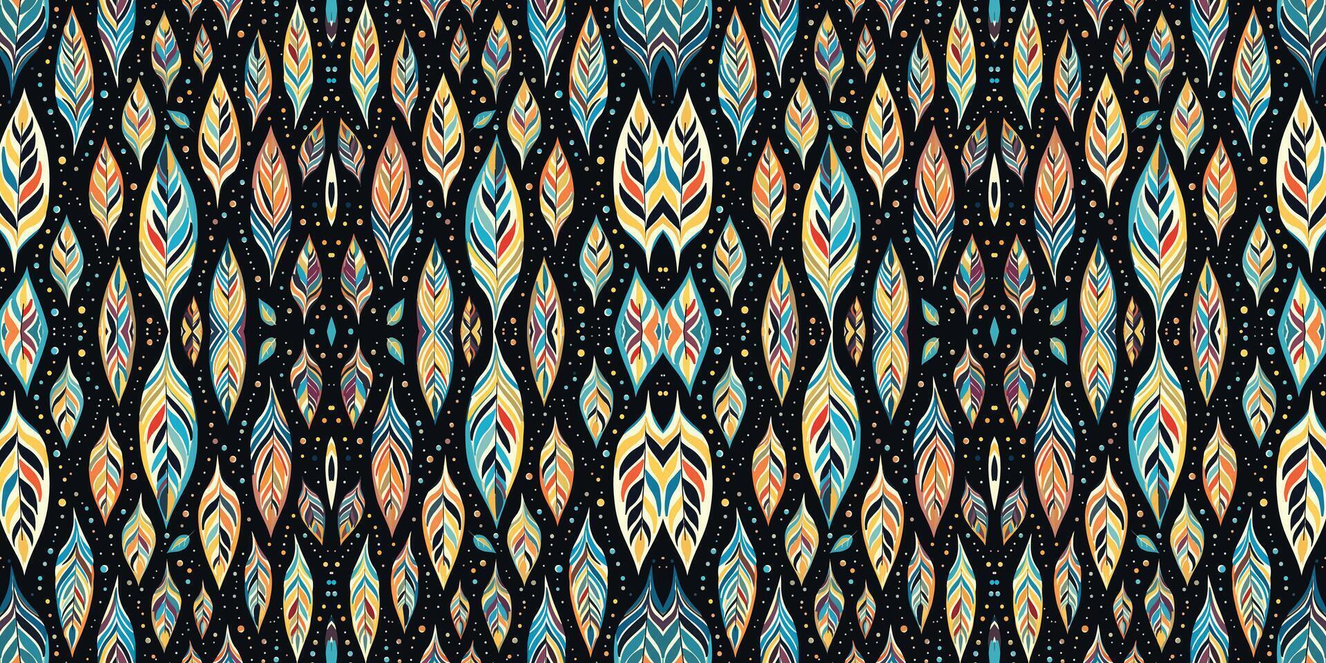 Seamless batik pattern,Seamless tribal batik pattern,and Seamless motif pattern resemble ethnic boho, Aztec,and ikat styles.designed for use in satin,wallpaper,fabric,curtain,carpet,Batik Embroidery vector