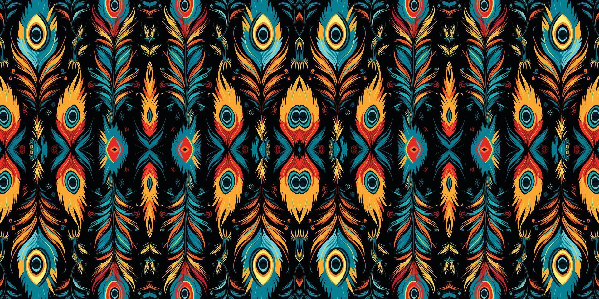 Seamless batik pattern,Seamless tribal batik pattern,and Seamless motif pattern resemble ethnic boho, Aztec,and ikat styles.designed for use in satin,wallpaper,fabric,curtain,carpet,Batik Embroidery vector