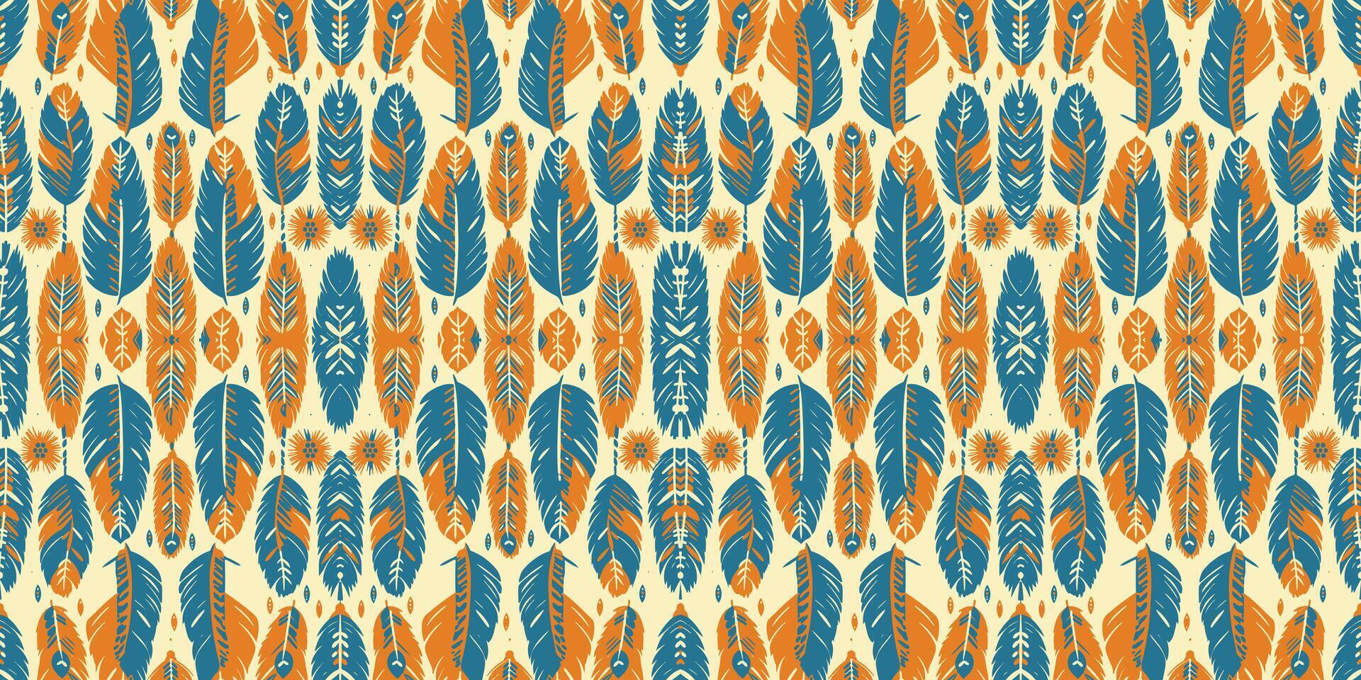 Seamless batik pattern,Seamless tribal batik pattern,and Seamless motif pattern resemble ethnic boho, Aztec,and ikat styles.designed for use in satin,wallpaper,fabric,curtain,carpet,Batik Embroidery vector