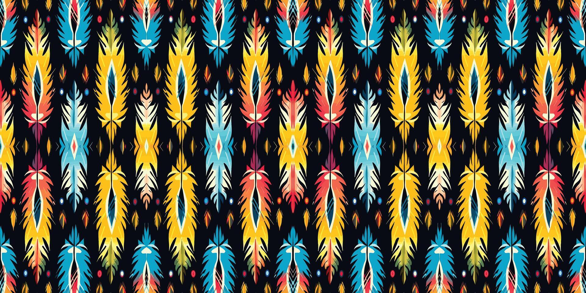Seamless batik pattern,Seamless tribal batik pattern,and Seamless motif pattern resemble ethnic boho, Aztec,and ikat styles.designed for use in satin,wallpaper,fabric,curtain,carpet,Batik Embroidery vector