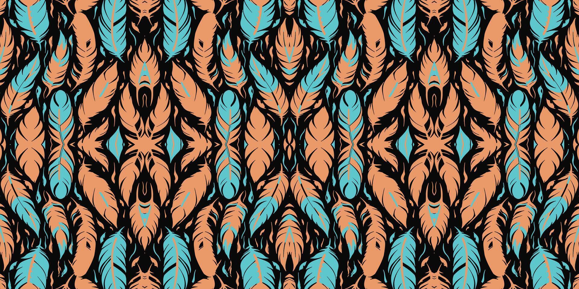 Seamless batik pattern,Seamless tribal batik pattern,and Seamless motif pattern resemble ethnic boho, Aztec,and ikat styles.designed for use in satin,wallpaper,fabric,curtain,carpet,Batik Embroidery vector