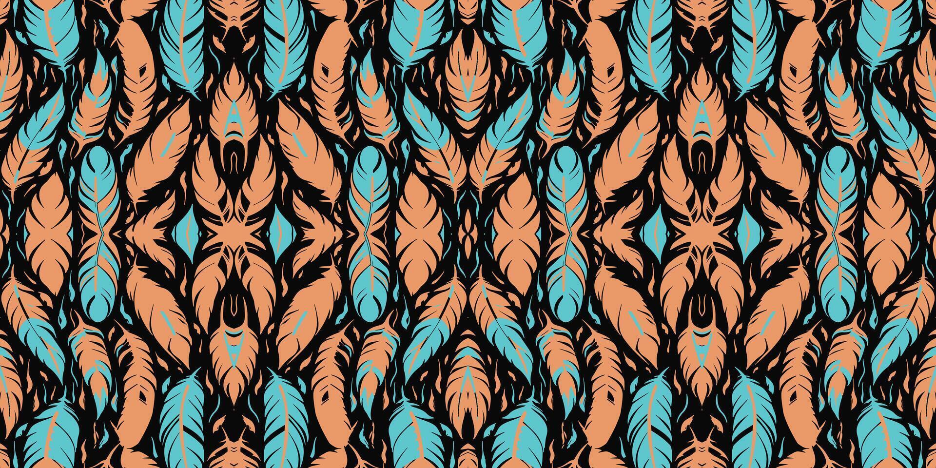 Seamless batik pattern,Seamless tribal batik pattern,and Seamless motif pattern resemble ethnic boho, Aztec,and ikat styles.designed for use in satin,wallpaper,fabric,curtain,carpet,Batik Embroidery vector