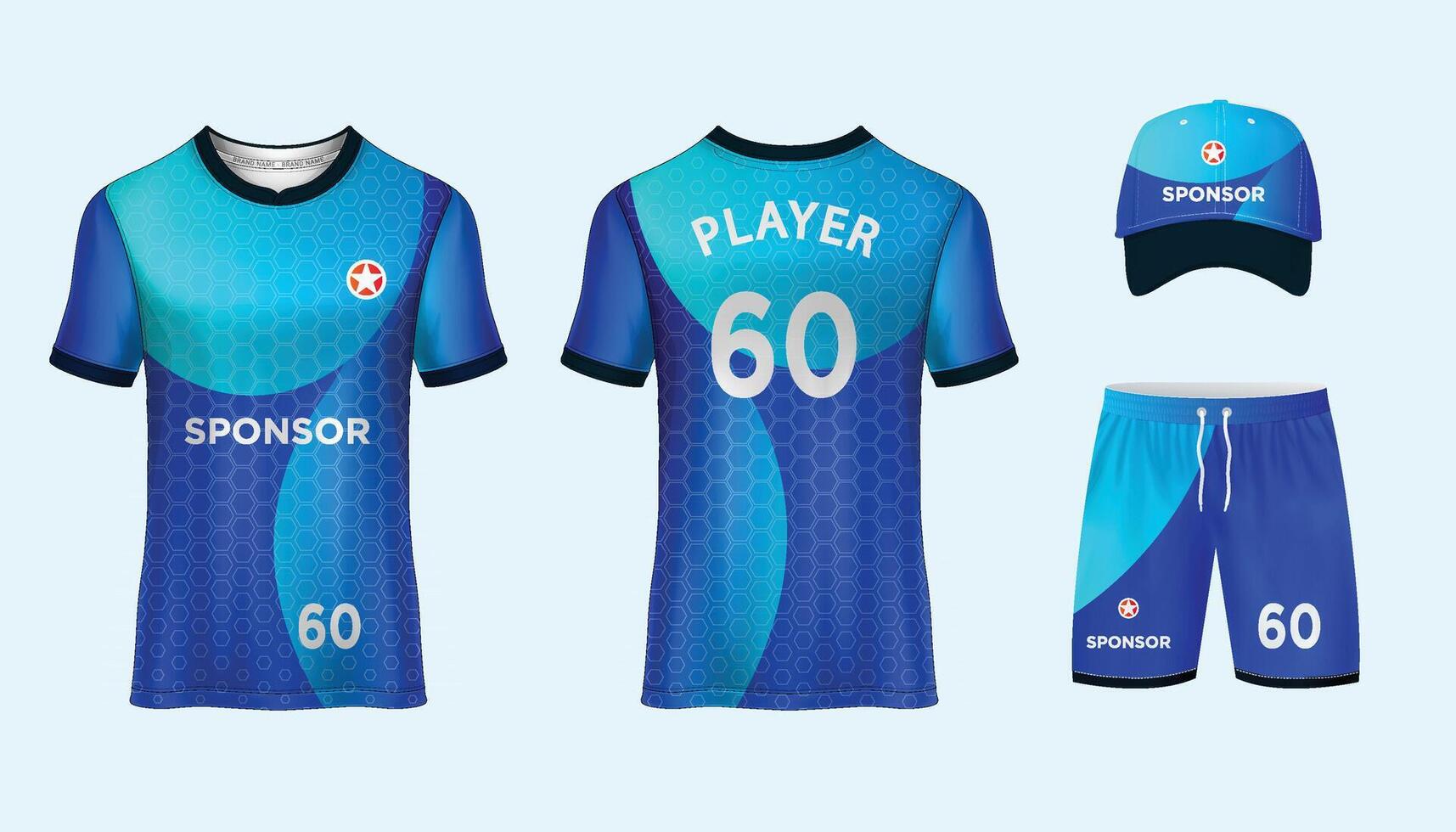 jersey diseño sublimación t camisa prima geométrico modelo increíble vector colección para fútbol