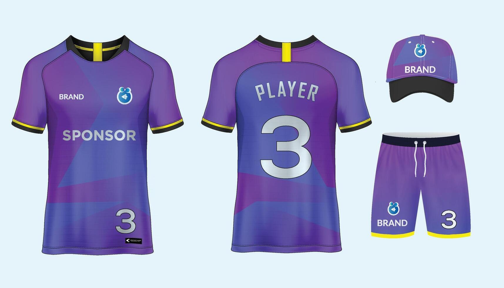Jersey design sublimation t shirt Premium geometric pattern Incredible Vector collection for Soccer