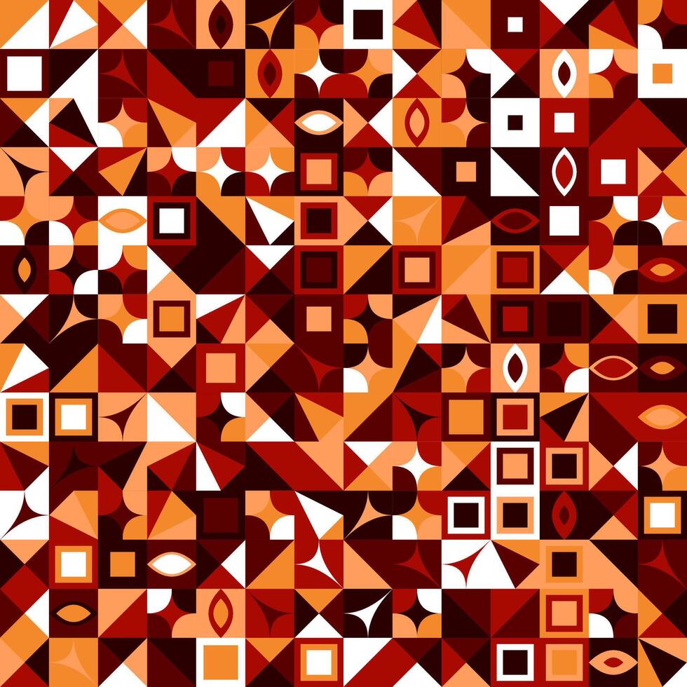 Abstract random mosaic pattern background - colorful vector design
