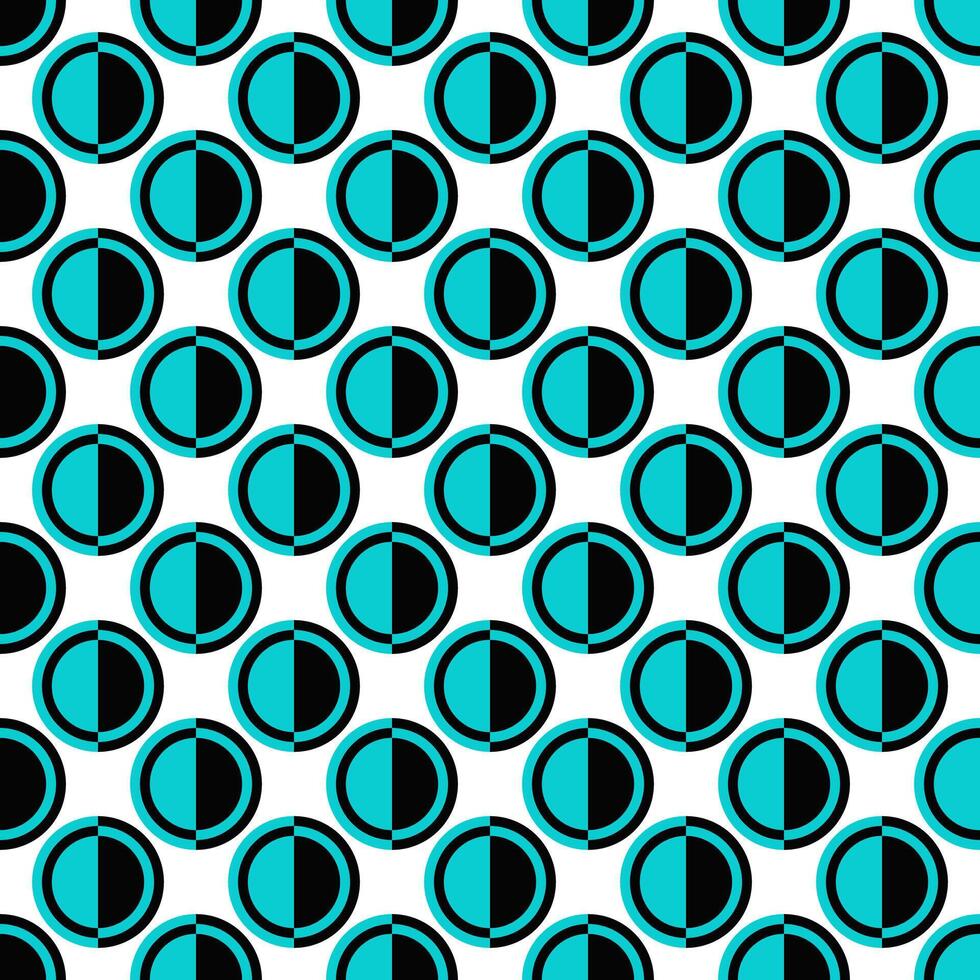 Seamless geometrical circle pattern background - vector illustration