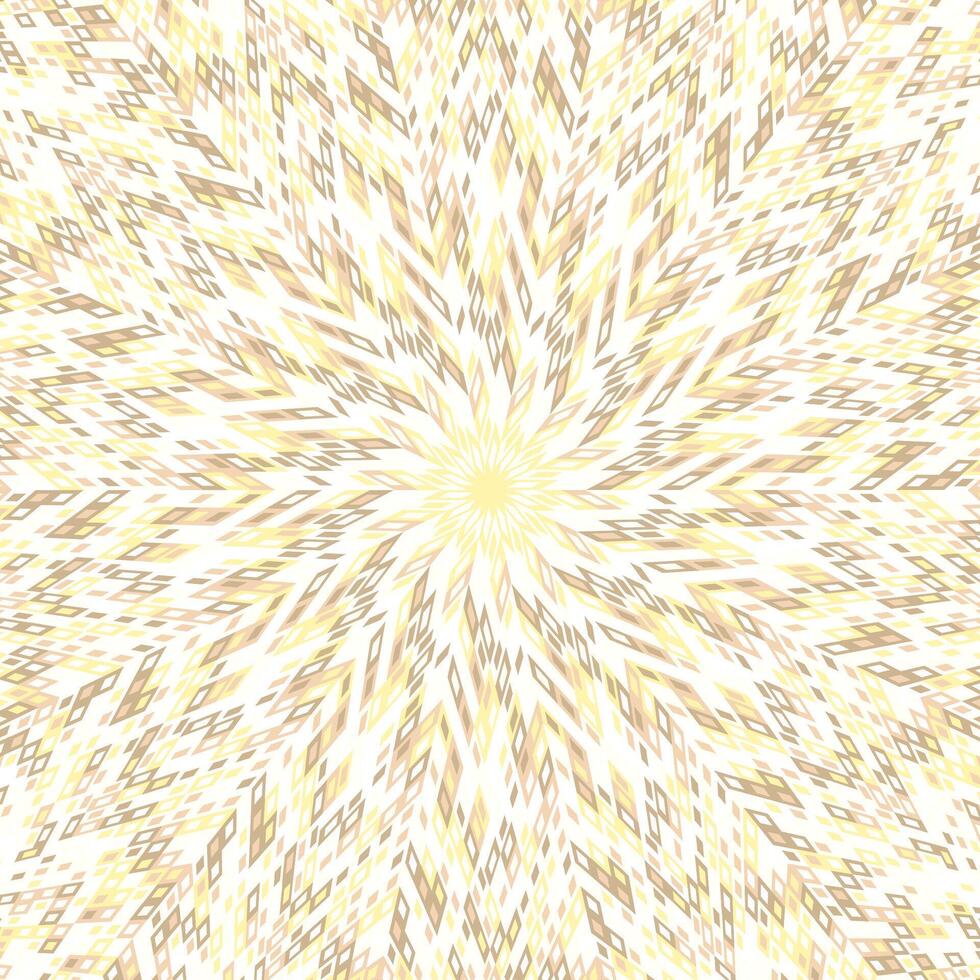 vistoso dinámica redondo embaldosado rectángulo mosaico antecedentes - psicodélico hipnótico circular vector ilustración con geométrico losas