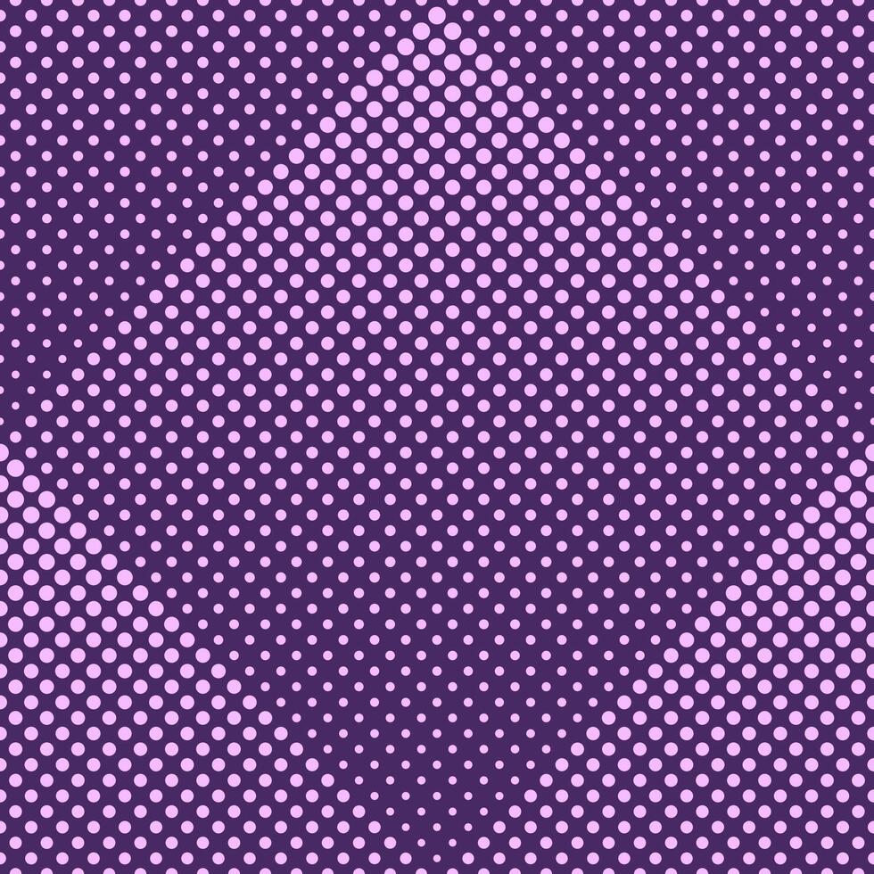 Seamless abstract halftone circle pattern wallpaper - repeating vector background from circles