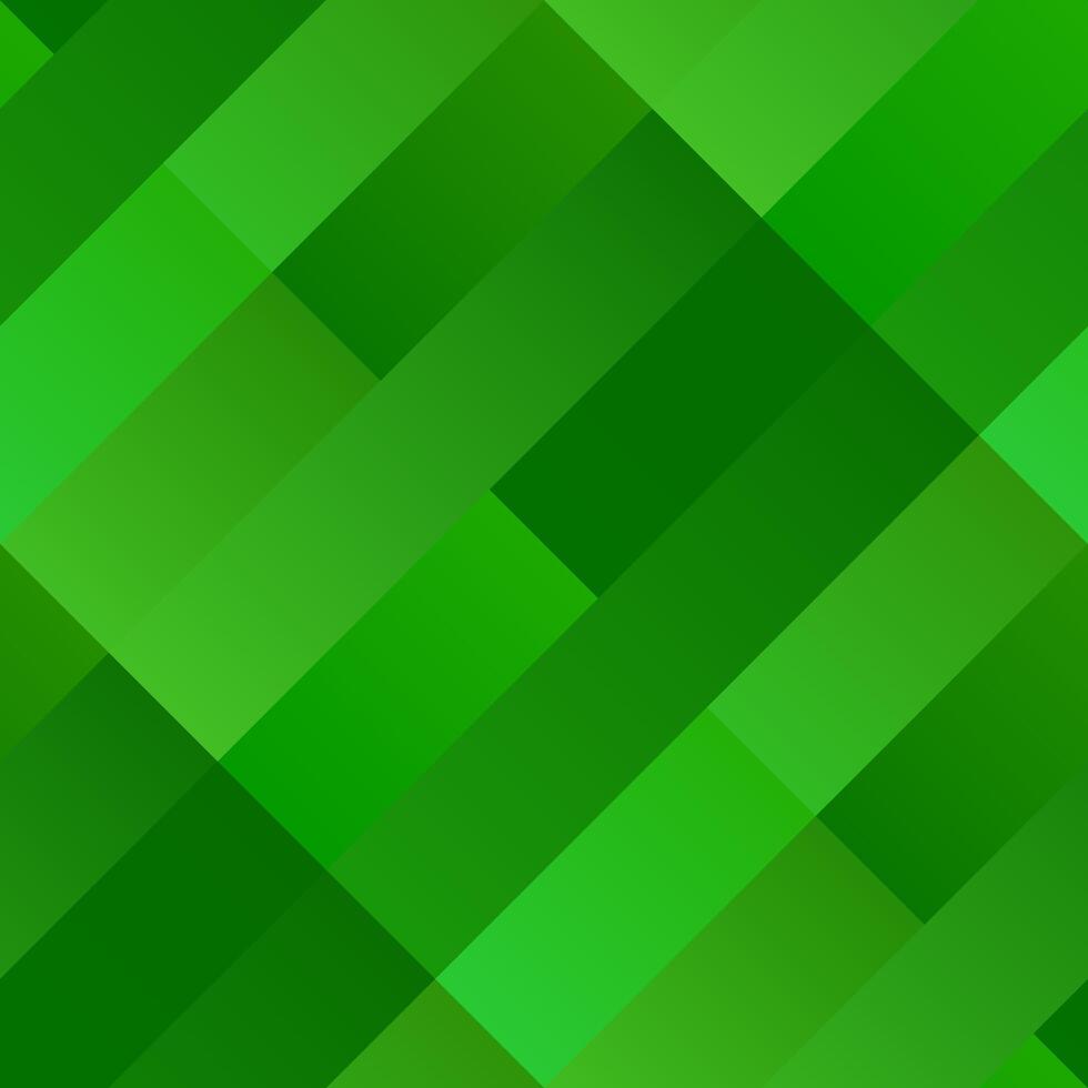 Gradient green rectangle pattern background design - abstract vector illustration from diagonal stripes