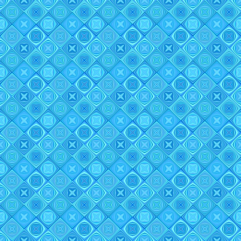 Blue geometrical diagonal shape pattern - vector tile mosaic background design