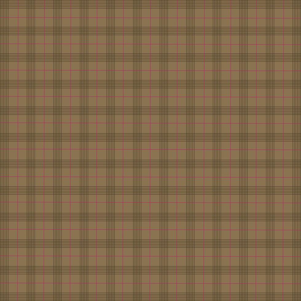 Brown checkered background in abstract style. packaging paper template. Scottish cell vector