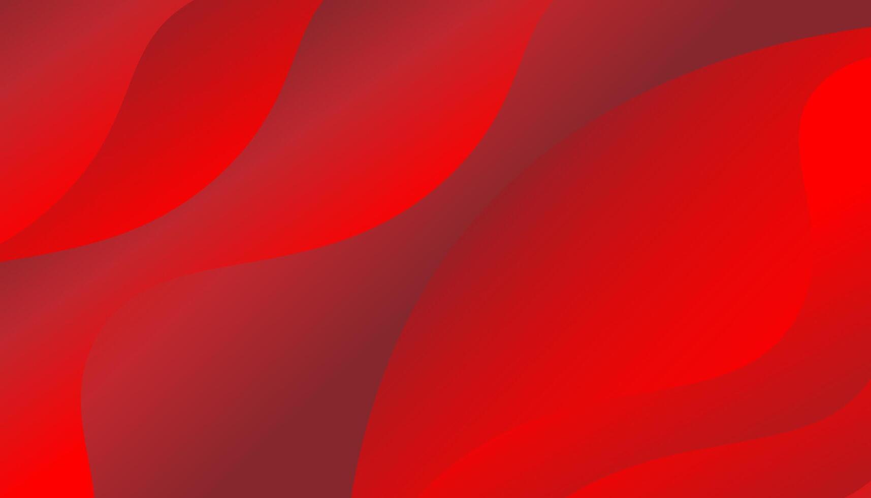 Abstract beautiful red wavy background vector