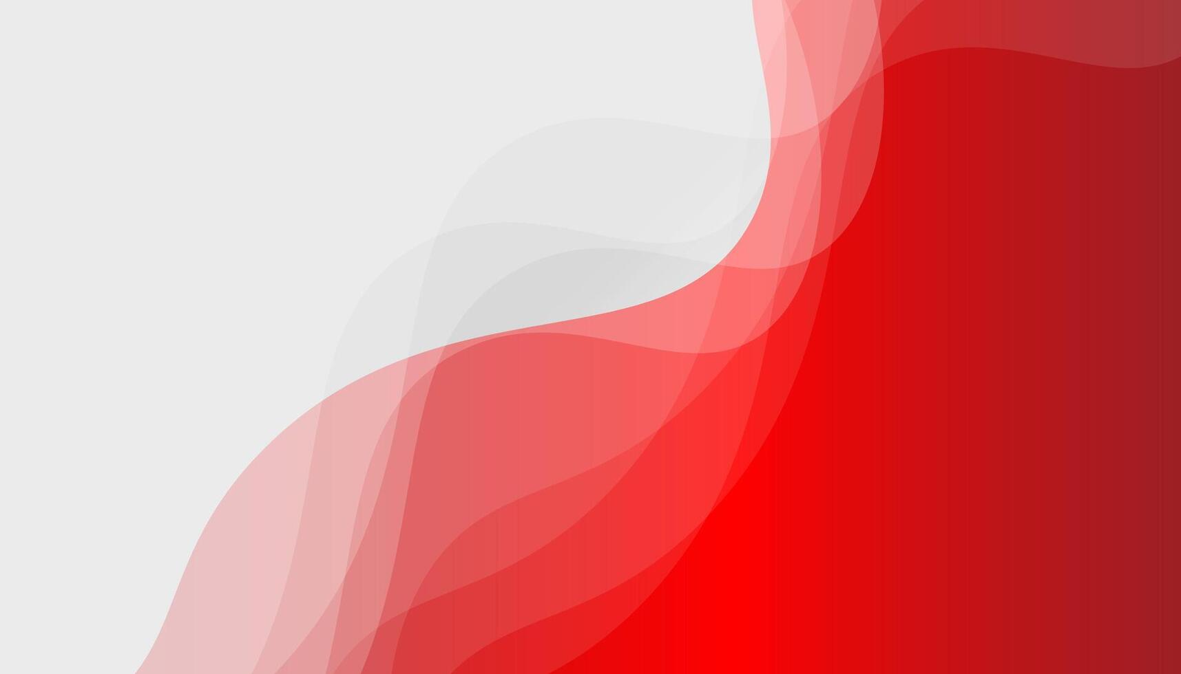 Abstract beautiful red and gray wavy background vector