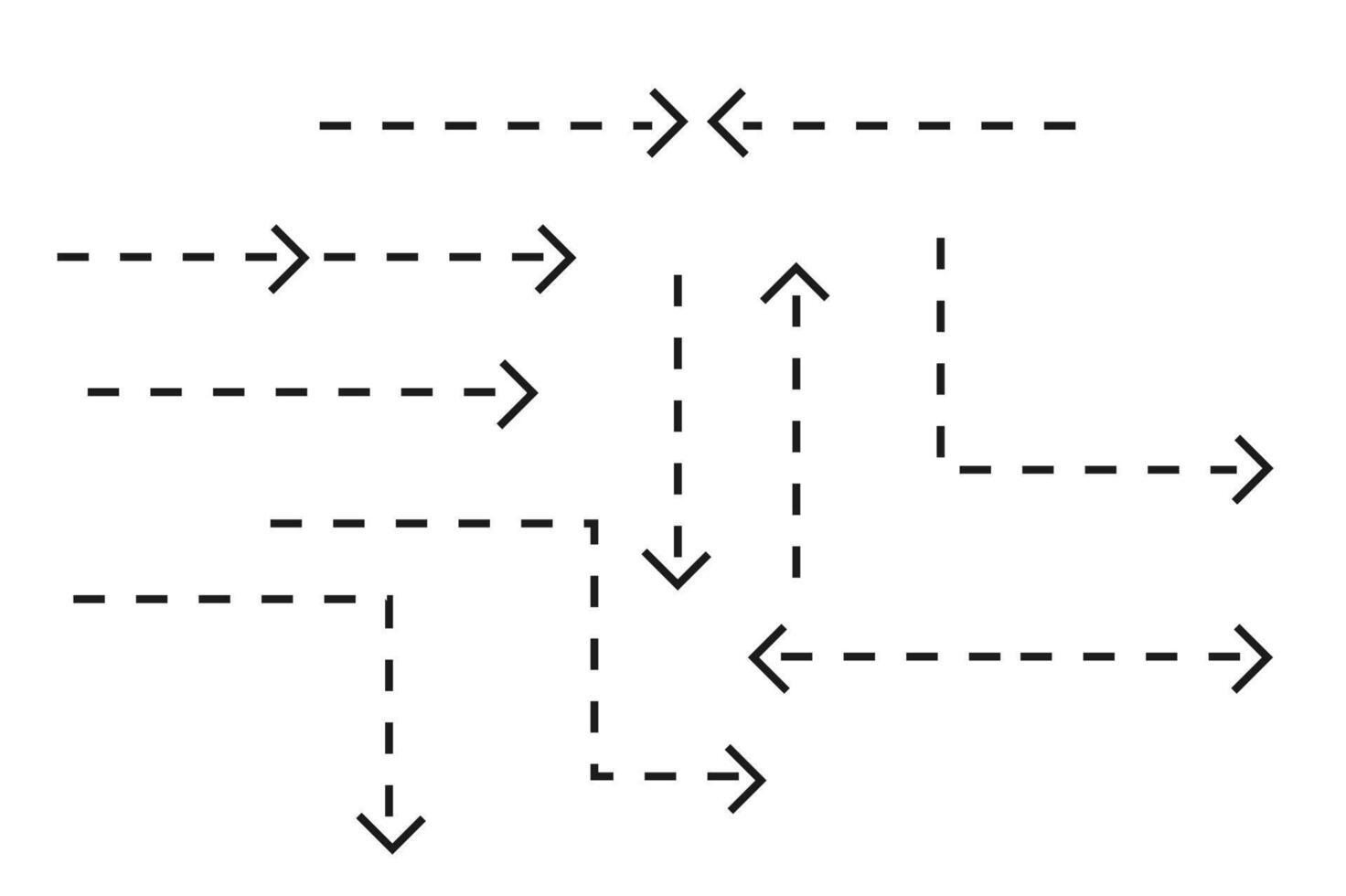 resumen conjunto flecha diseño elemento vector