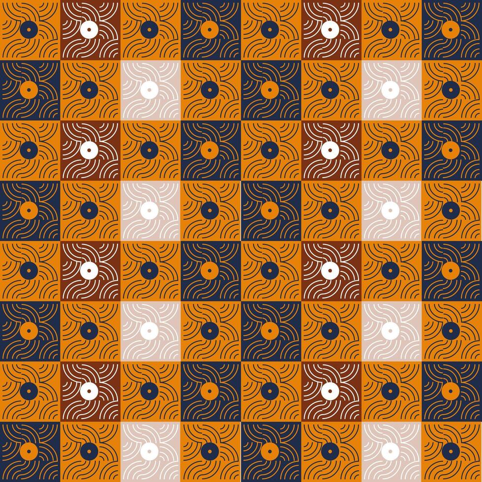 Modern trendy abstract geometric pattern background vector