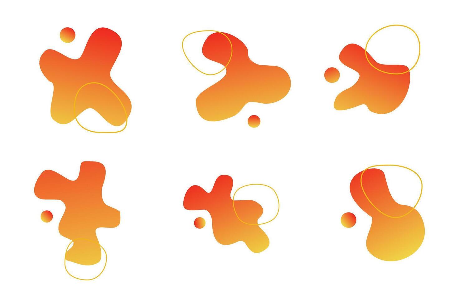 Abstract blob element vector