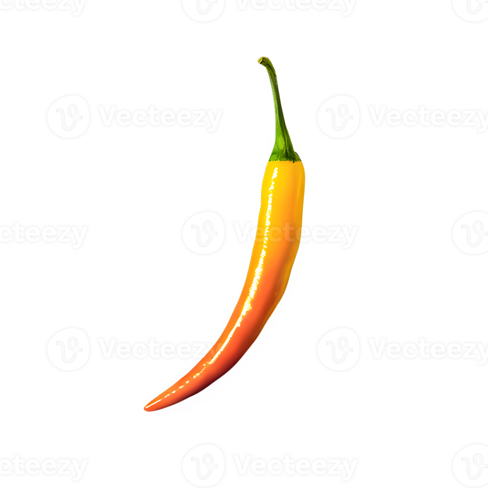 AI generated Fresh chilli isolated on transparent background png