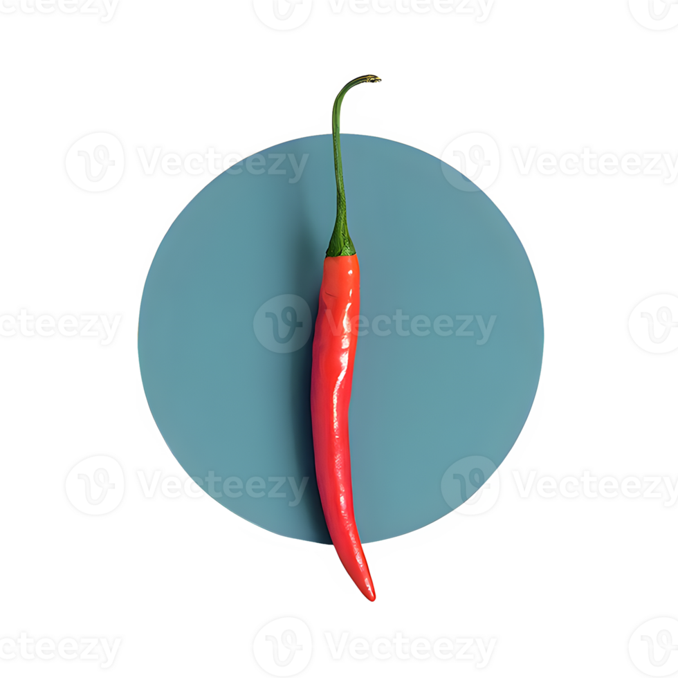 AI generated Fresh chilli isolated on transparent background png