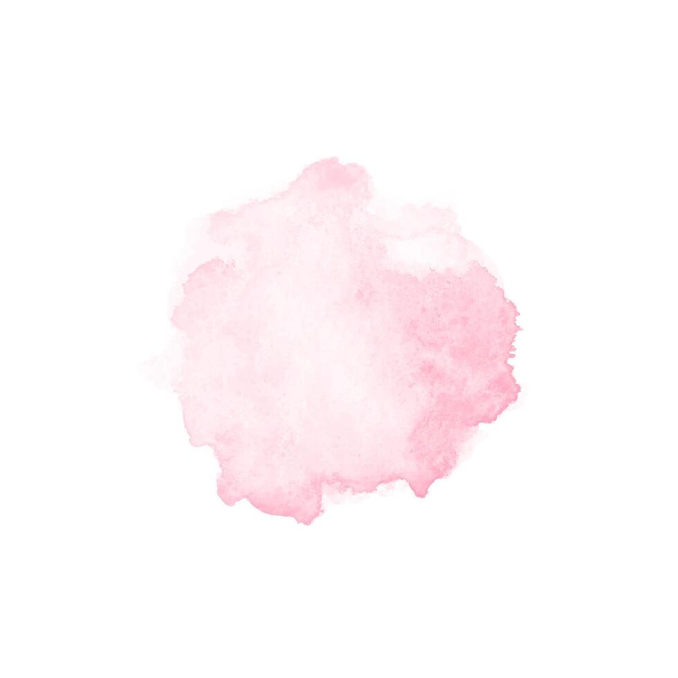 Abstract pink watercolor water splash on a white background vector