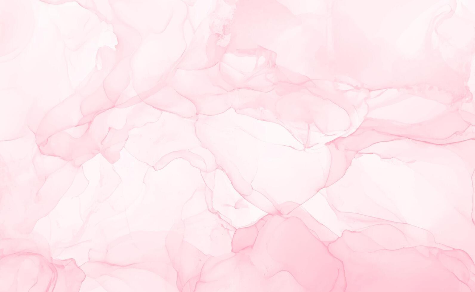 Light pink watercolor acrylic marble backgound vector