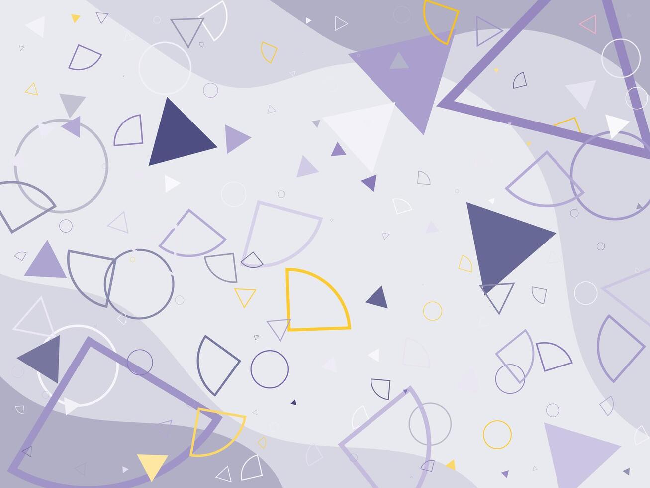 Abstract geometric shapes background beautiful color vector