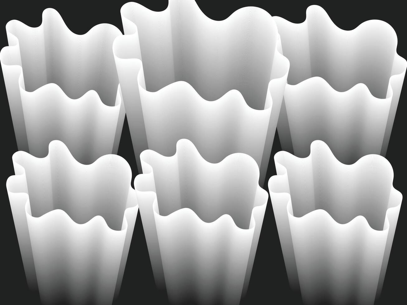 abstract 3d wave background vector