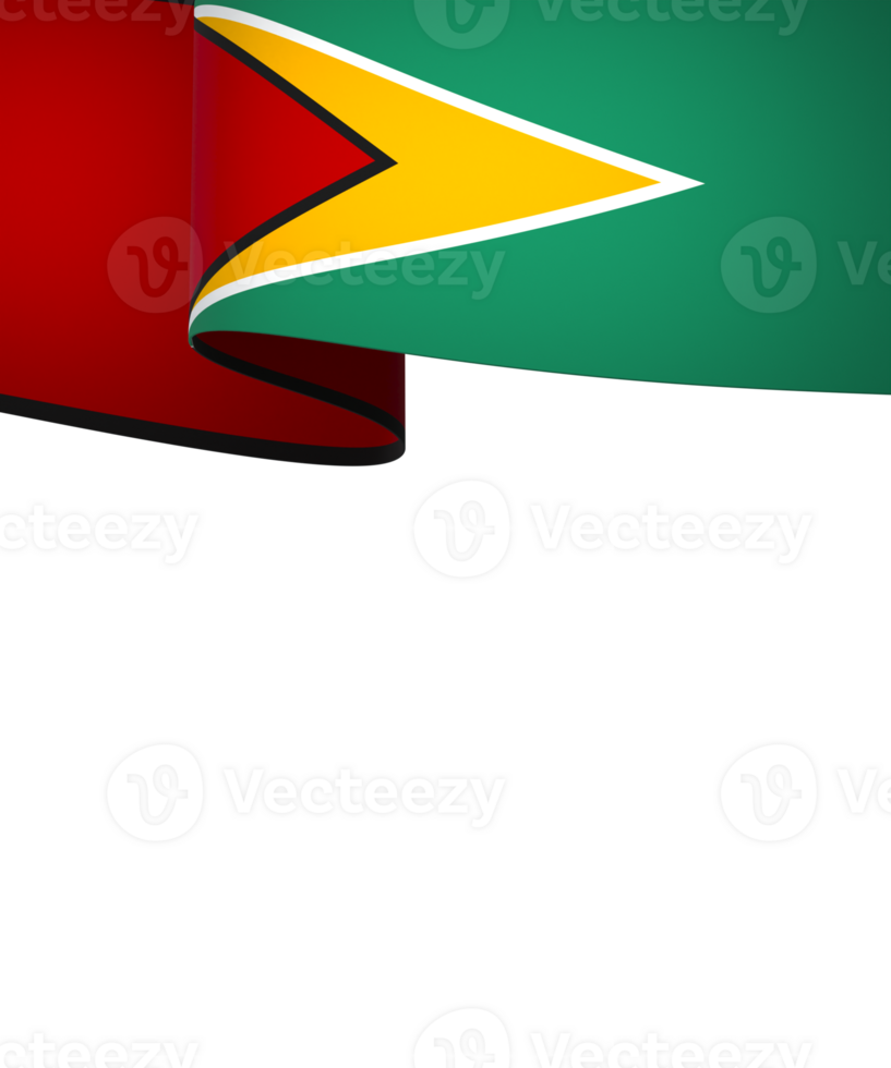 Guyana vlag element ontwerp nationaal onafhankelijkheid dag banier lint PNG