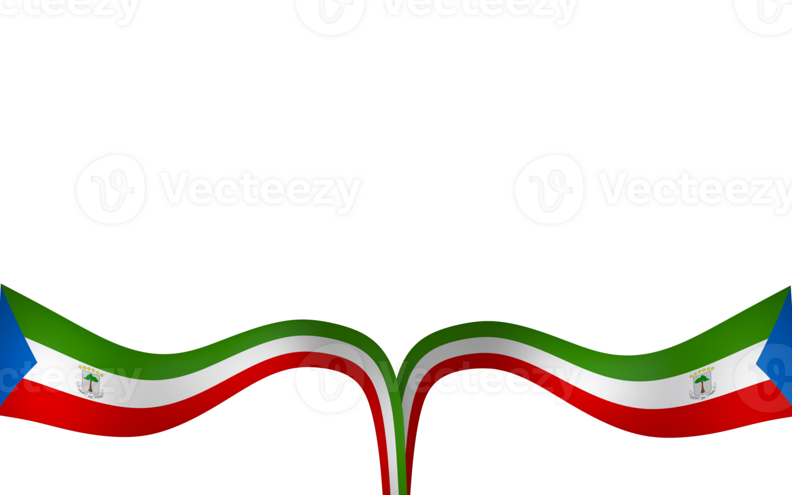 ecuatorial Guinea bandera elemento diseño nacional independencia día bandera cinta png