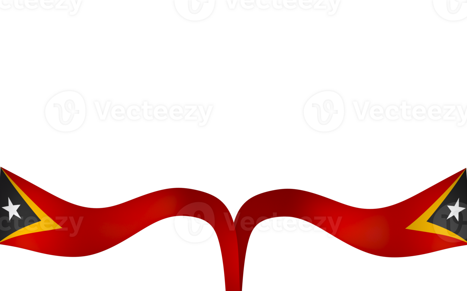 est timor timor leste bandiera elemento design nazionale indipendenza giorno bandiera nastro png