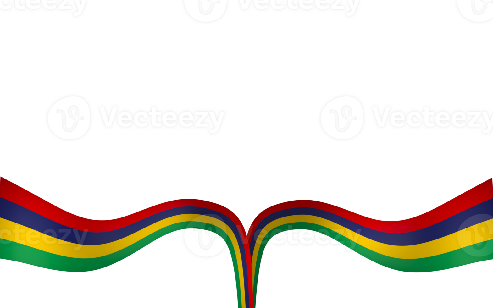 mauritius flagga element design nationell oberoende dag baner band png