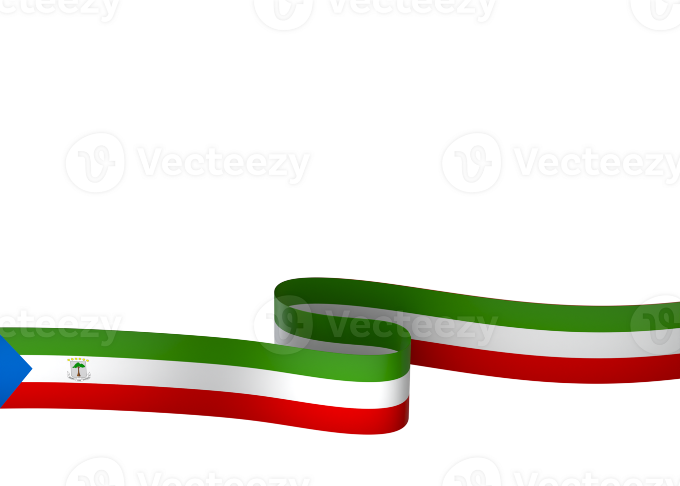 equatoriaal Guinea vlag element ontwerp nationaal onafhankelijkheid dag banier lint PNG