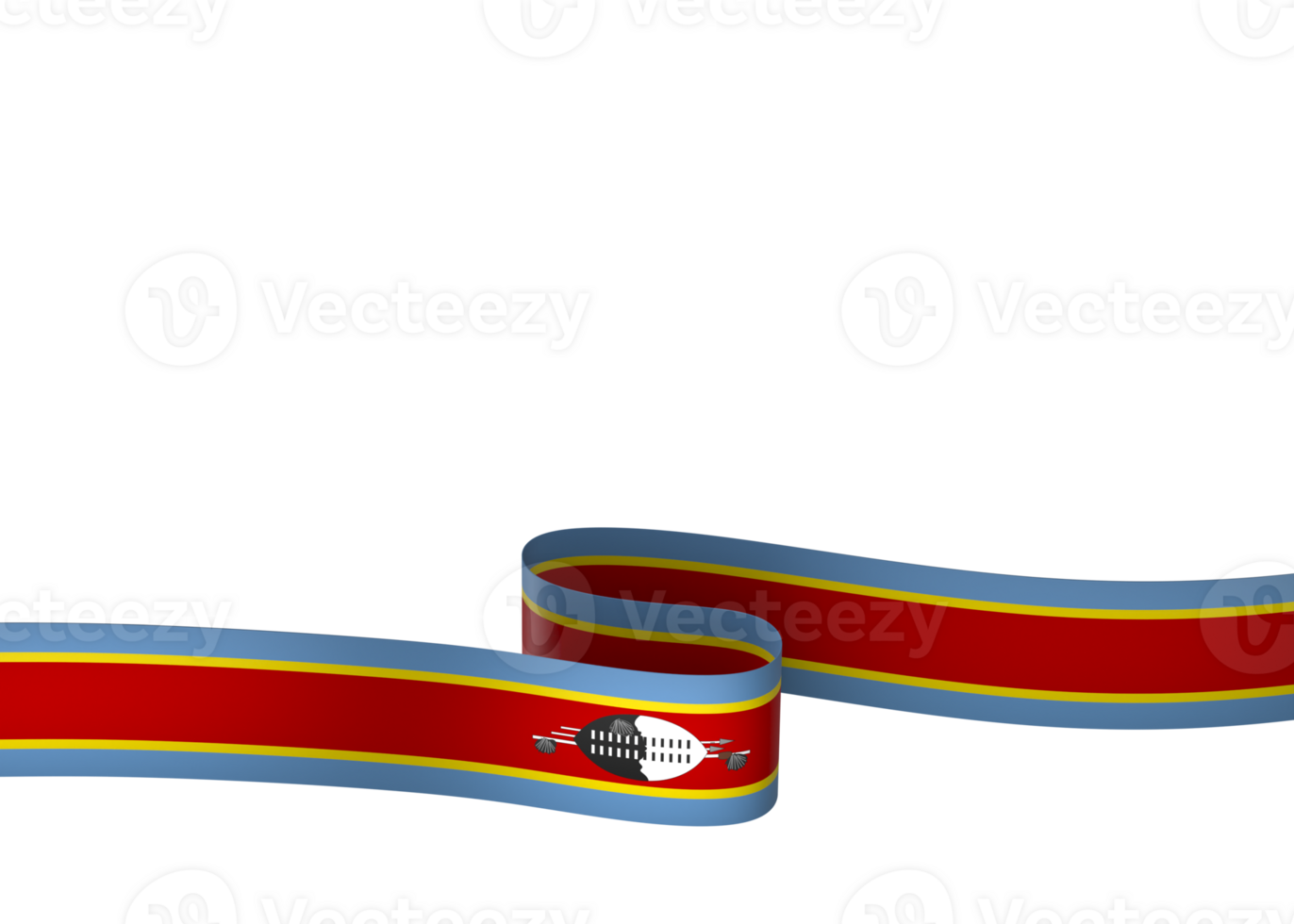 Eswatini flag element design national independence day banner ribbon png