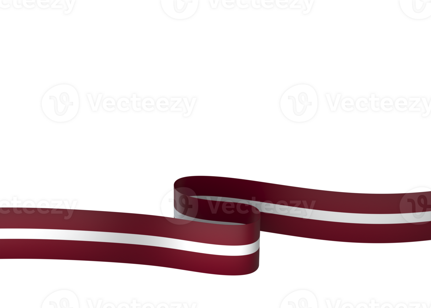 Latvia flag element design national independence day banner ribbon png