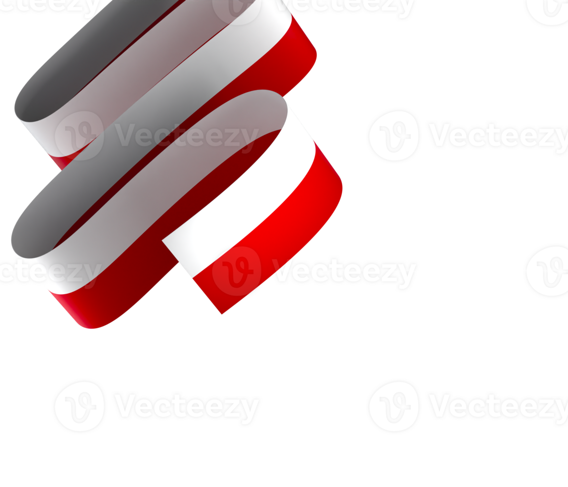 Poland flag element design national independence day banner ribbon png