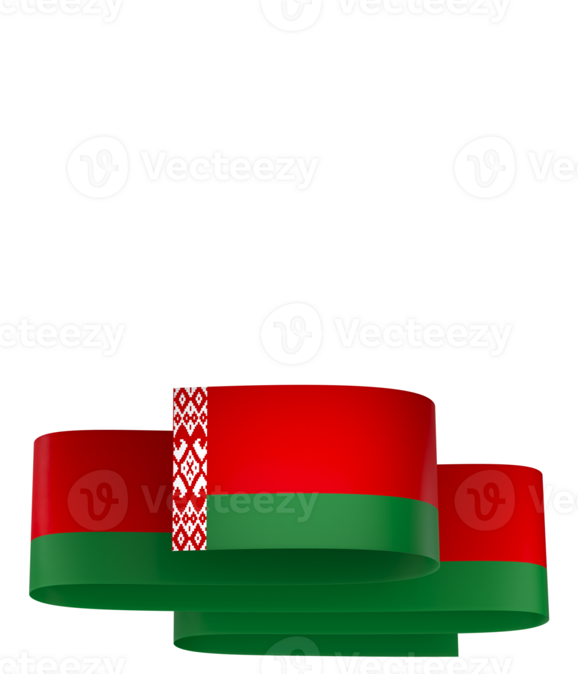 Belarus flag element design national independence day banner ribbon png